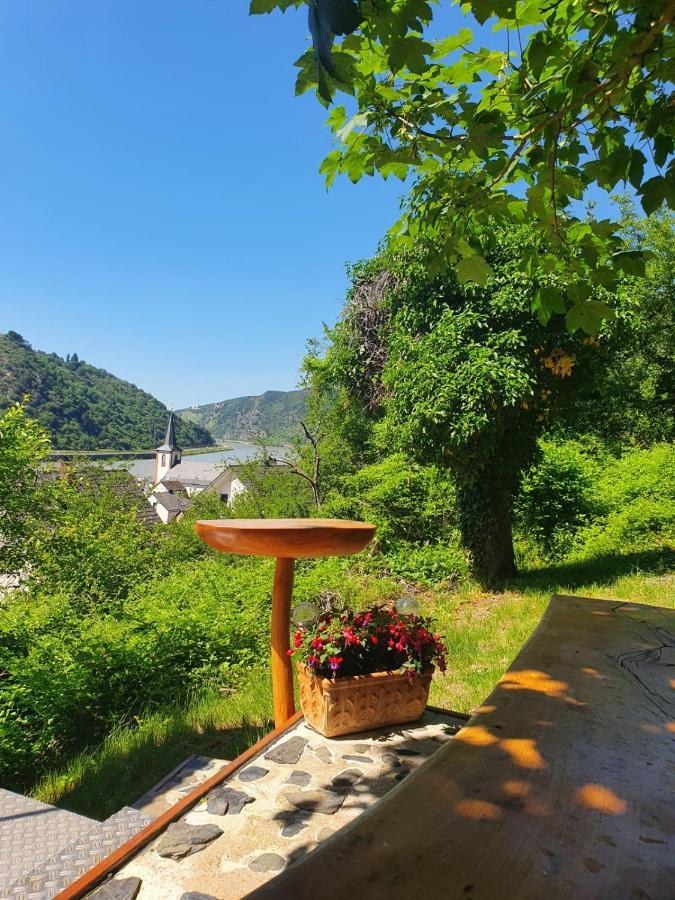 Ferienwohnung Zum Rheinblick Kestert Exteriör bild